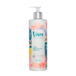 Loção Desodorante Corporal L'Occitane Jeito Leve 500ml