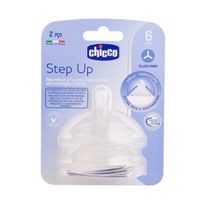 Bico Para Mamadeira Chicco Step Up +6 Meses 2 Unidades