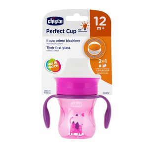 Copo Chicco 360 Perfect Cup Rosa 200ml