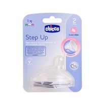 Bico Para Mamadeira Chicco Step Up Fluxo Médio +2 Meses 1 Unidade