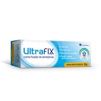 Creme Fixador De Dentaduras Ultrafix Sem Sabor 20g