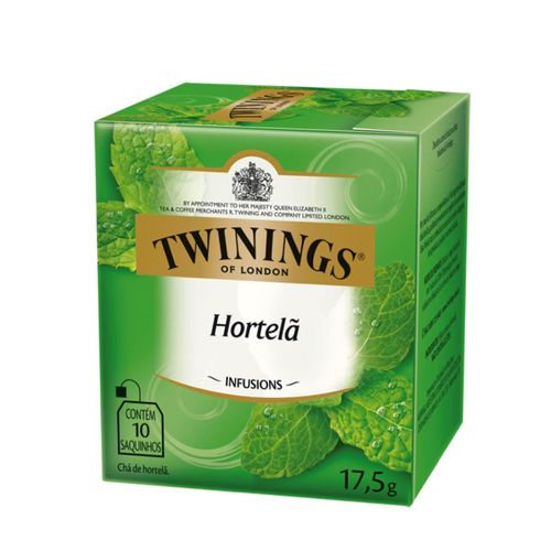 Chá Twinings Hortelã 10 Unidades 17,5g