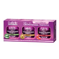 Kit DaBelle Máscaras Capilar Cronograma Perfeito 3 Unidades 400g cada