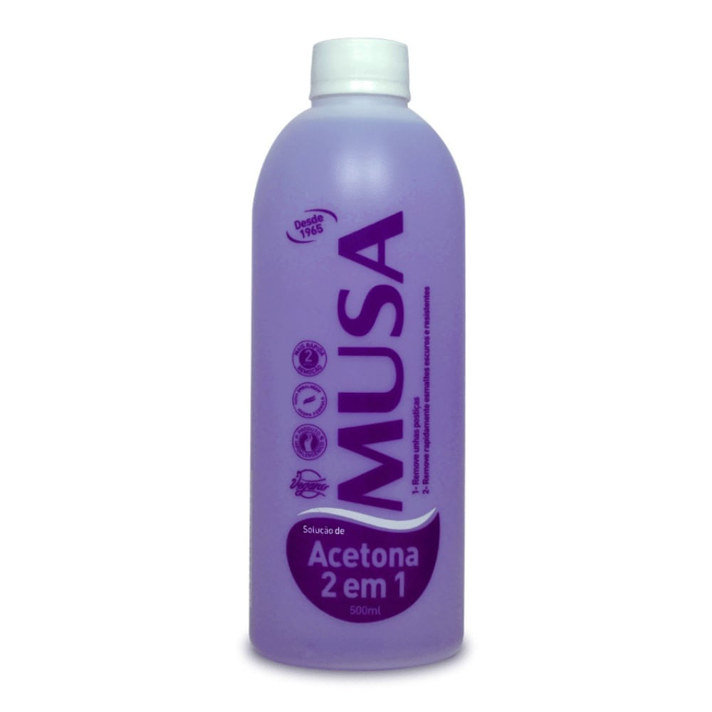 Acetona Musa Profissional com Vitaminas 500ml