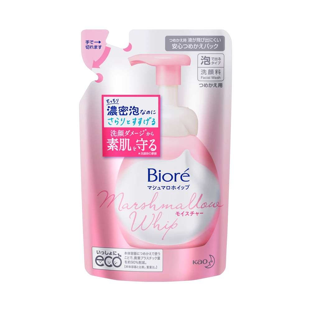 Sabonete Limpeza Facial Bioré Marshmallow Moist Refil 130ml