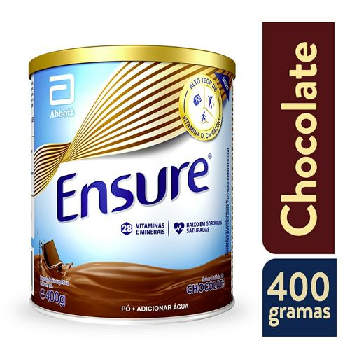 Suplemento Adulto Ensure Pó Sabor Chocolate 400g