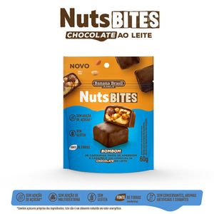 Bombom Nutsbites Vegano Pasta de Amendoim 60g