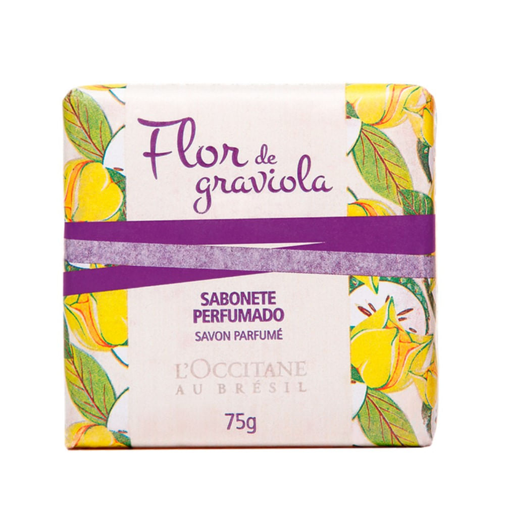 Sabonete em Barra L'Occitane Flor De Graviola 75g