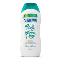Protetor Solar Corpo e Rosto Sundown Praia e Piscina FPS50 200ml