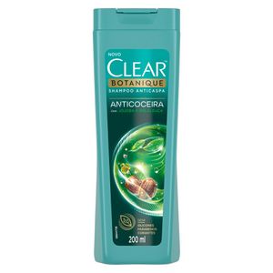 Shampoo Clear Botanique Anticoceira e Anticaspa com Jojoba e Melaleuca 200ml