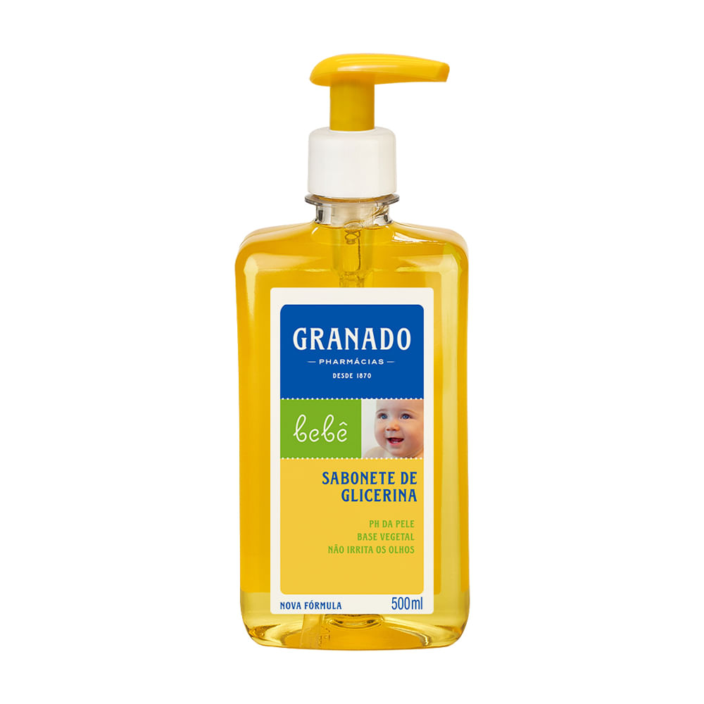 Sabonete Líquido Granado Bebê Glicerina Tradicional 500ml