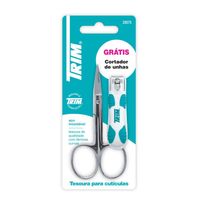 Tesoura Para Cutícula Trim Grátis Cortador de Unha
