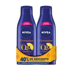 Kit Hidratante Nivea Firmador Q10 Vitamina C 400ml 2 Unidades