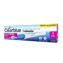 Teste De Gravidez 1 Minuto Clearblue Plus 1 Unidade