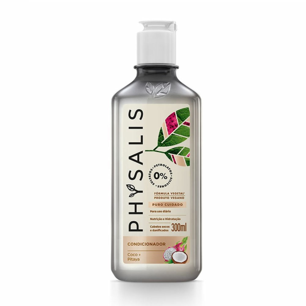 Brazil product data sample: Condicionador Physalis Puro Cuidado Vegano 300ml
