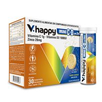 Suplemento Alimentar V.Happy Imuno Com Zinco 30 Comprimidos