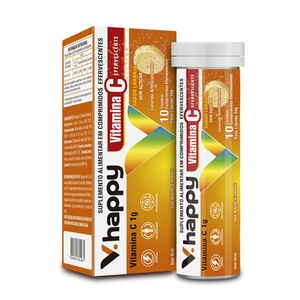 Suplemento Alimentar V.Happy Vitamina C 10 Comprimidos