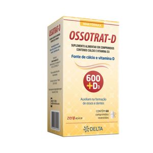 Suplemento Alimentar Delta Ossotrat D 60 Comprimidos
