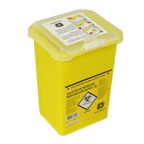 Coletor De Resíduos Para Materiais Perfurocortantes Descarpack 1,0L Amarelo
