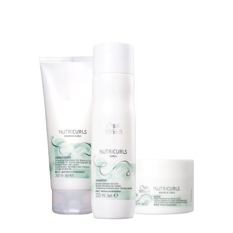 Wella Professionals Nutricurls Trio Home Care (3 Produtos)