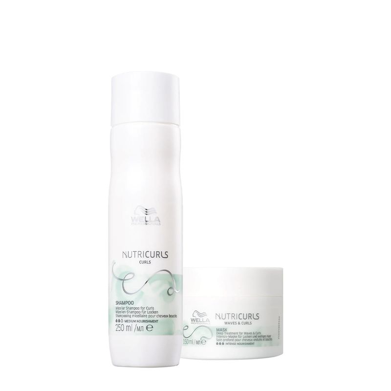 Wella Professionals Nutricurls Shampoo 250ml+Mascara 150ml