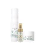 Wella Professionals Nutricurls Shampoo 250ml+Máscara Capilar 150ml+Oil Reflections  Light 30ml