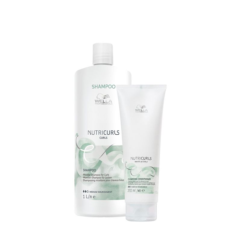 Kit Wella Professionals NutriCurls - Dupla de Limpeza para Cachos (2 produtos)