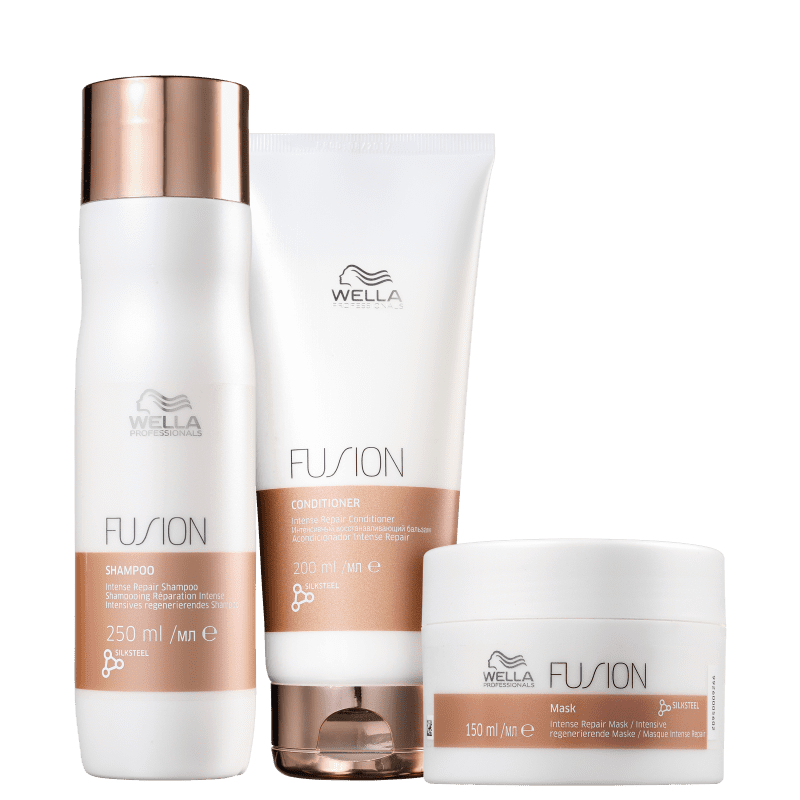 Wella Professionals Fusion Shampoo 250ml+Cond 200ml+Mascara 150ml+Oil Reflections Light 30ml