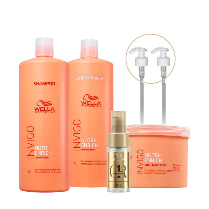 Kit Wella Professionals Invigo Nutri-Enrich - Nutrição Intensiva (6 produtos)