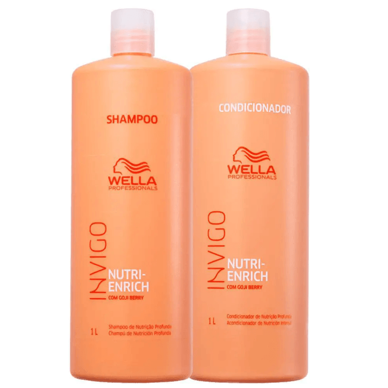 Wella Professionals Invigo Nutri-Enrich Shampoo+Condicionador 1L+Mascara 150ml