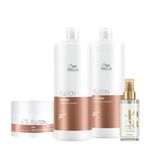 Kit Wella Professionals Fusion Reflections Salon Total 150 Oil Light (4 produtos)