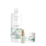 Wella Professionals Nutricurls Shampoo 1L+Máscara 500ml+Oil Reflections Light 30ml