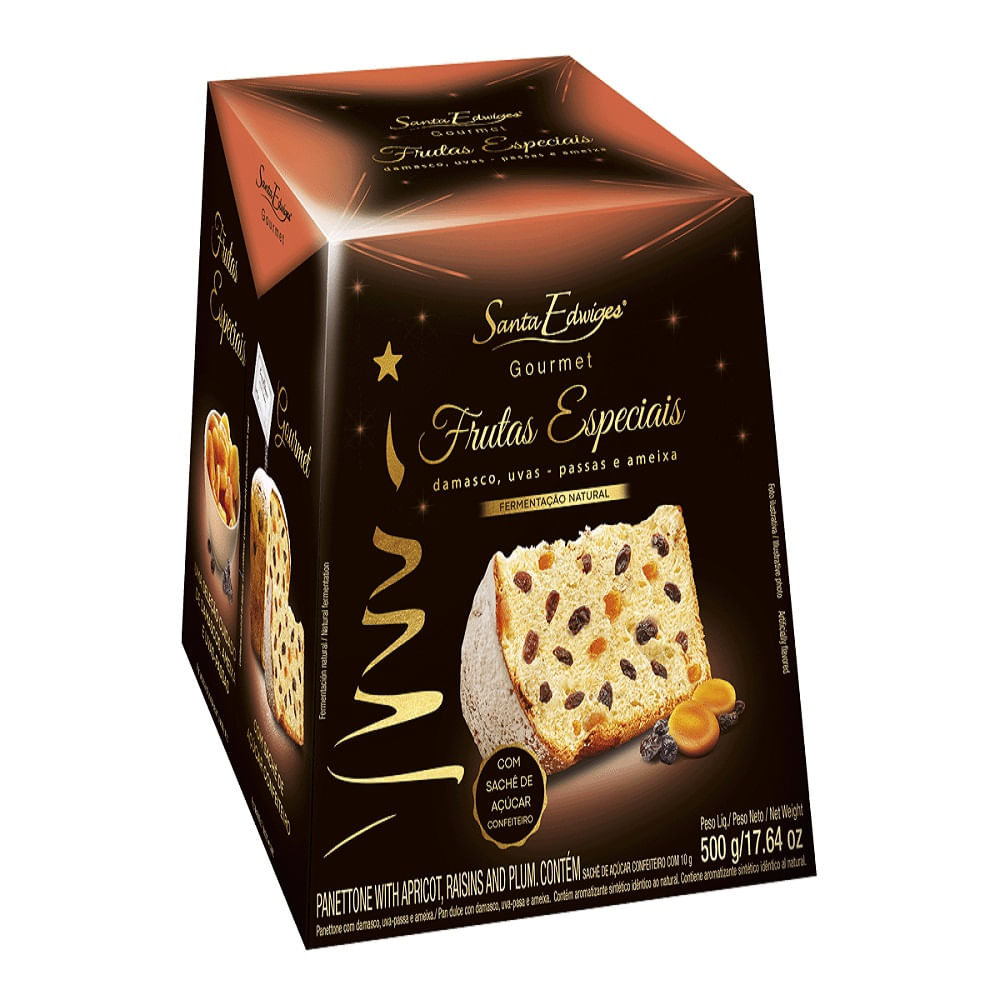 Panettone Edwiges Gourmet Frutas 500g