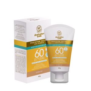 Protetor Solar Facial Australian Gold Cor 02 FPS60 40g