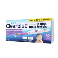 Teste De Ovulação Digital Clearblue 10 Testes