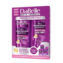 Kit Dabelle Shampoo 250ml + Condicionador 175ml Meu Cronograma Perfeito