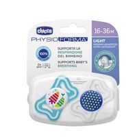 Chupeta Chicco Physio Light 16-36 Meses Azul 2 Unidades