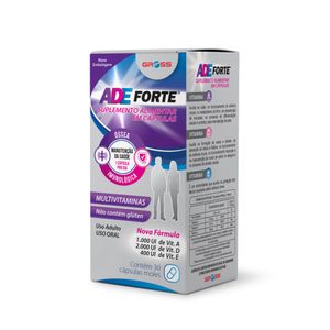 Suplemento Alimentar Gross Ade Forte 30 Cápsulas