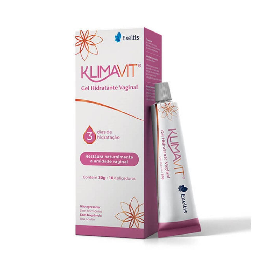 Gel Hidratante Vaginal Exeltis Klimavit 30g 10 Aplicadores