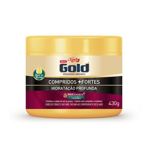 Creme de Hidratação Niely Gold Compridos+Fortes Hidratação Profunda 430g