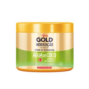 Creme de Tratamento Niely Gold Água de Coco 430g