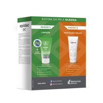 Kit Protetor Solar Episol Sec Oc Pele Oleosa Fps60 60g + Sabonete Líquido Epidac OC Pele Oleosa e Acneica 60ml