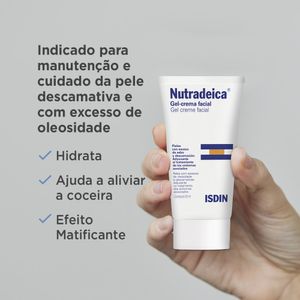 Gel Creme Facial Isdin Nutradeica Para Pele Descamativa 50ml
