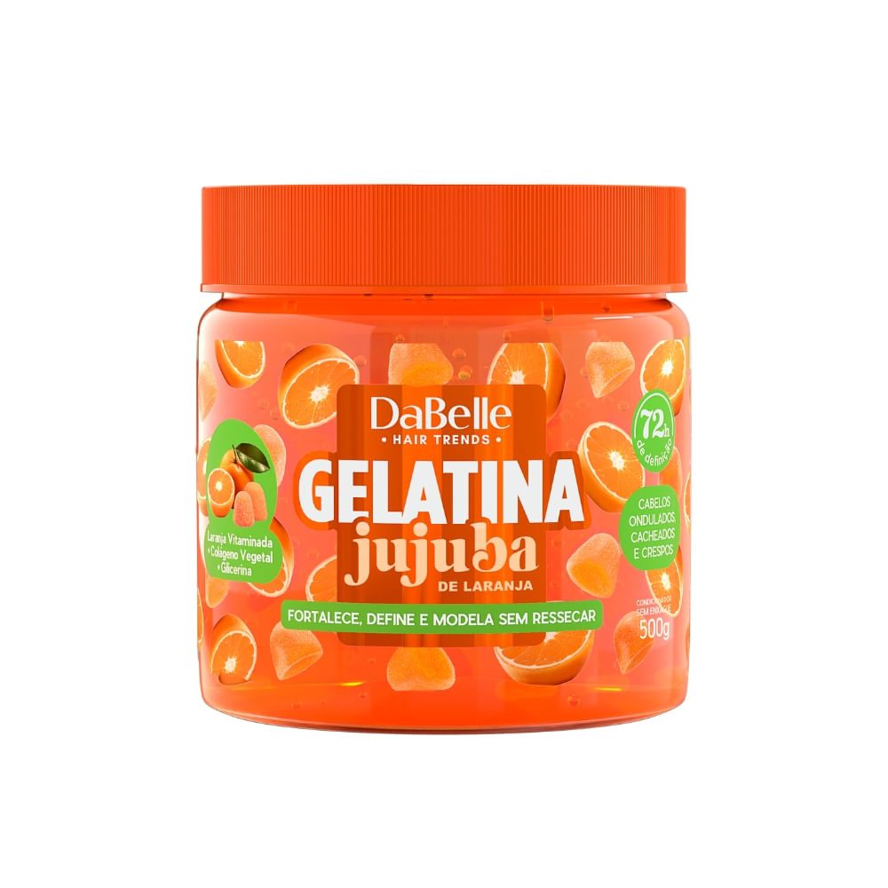 Gelatina DaBelle Jujuba de Laranja 500g