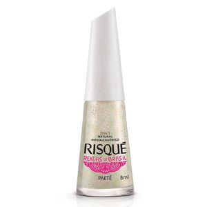 Esmalte Risqué Rendas Do Brasil Paetê 8ml