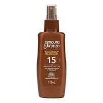 Óleo Protetor Solar Spray Cenoura & Bronze FPS15 110ml