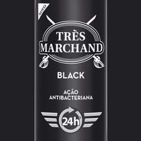 Desodorante Aerossol Très Marchand Black 150ml