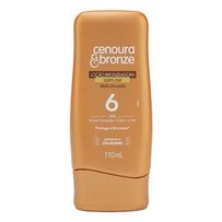 Loção Bronzeadora Cenoura & Bronze Com Cor Fps6 110ml