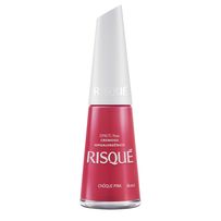 Esmalte Cremoso Risqué Rosas Choque Pink 8ml