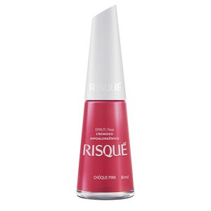 Esmalte Cremoso Risqué Rosas Choque Pink 8ml